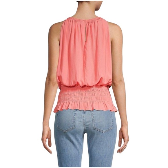 [Catherine Malandrino] Smocked Waist Top - Picture 2 of 4